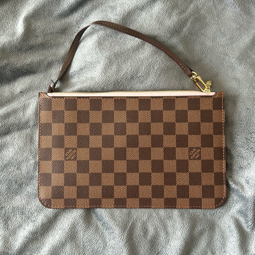 Louis Vuitton Damier Ebene wristlet pouch